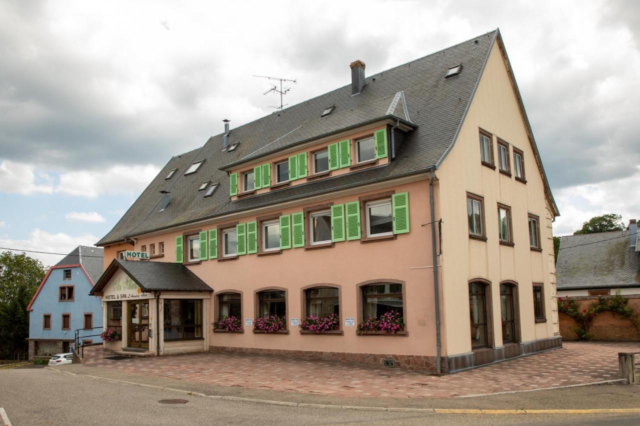 Hotel Restaurant Et Spa Au Tilleul Labaroche Esterno foto